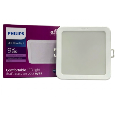 PHILIPS MESON 9W 4"/105MM LED RECESSED DOWNLIGHT SQUARE